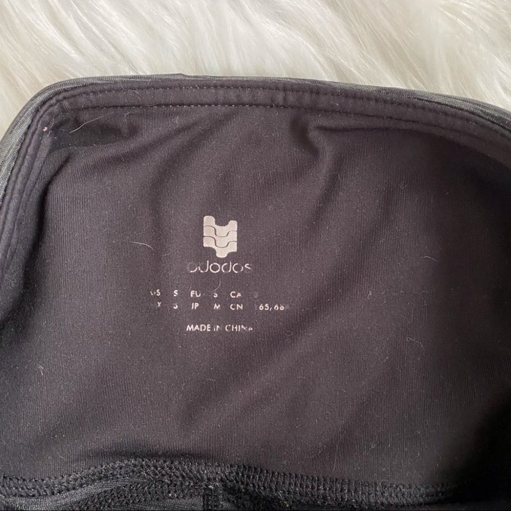 Black and Gray Heather Biker Shorts - Picture 2 of 4